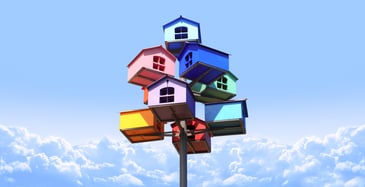 Image of Colorful Nesting Boxes
