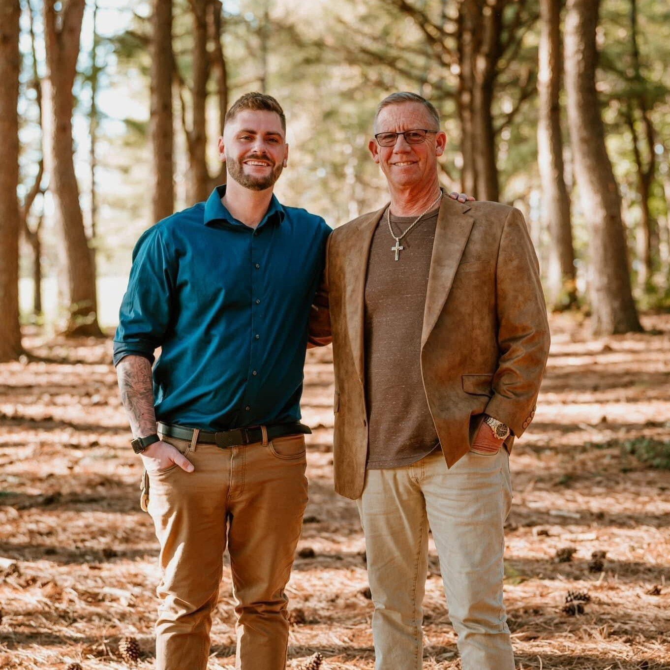 Bill and son, Jacob Holland