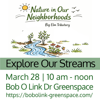 Bob O Link Greenspace Water Week Event March 2026