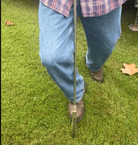 Cannot penetrate the ground