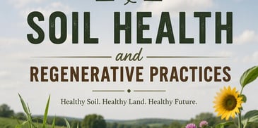 Image of report cover - Soil Health and Regenerative Practices