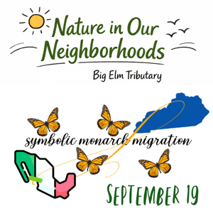 Symbolic Monarch Migration in the Greenspace